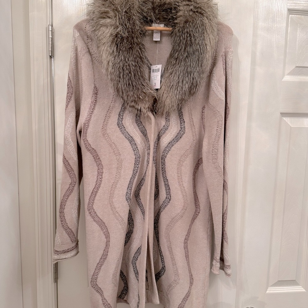 Never worn tags on Zigzag chic, Carolina cardigan sweater